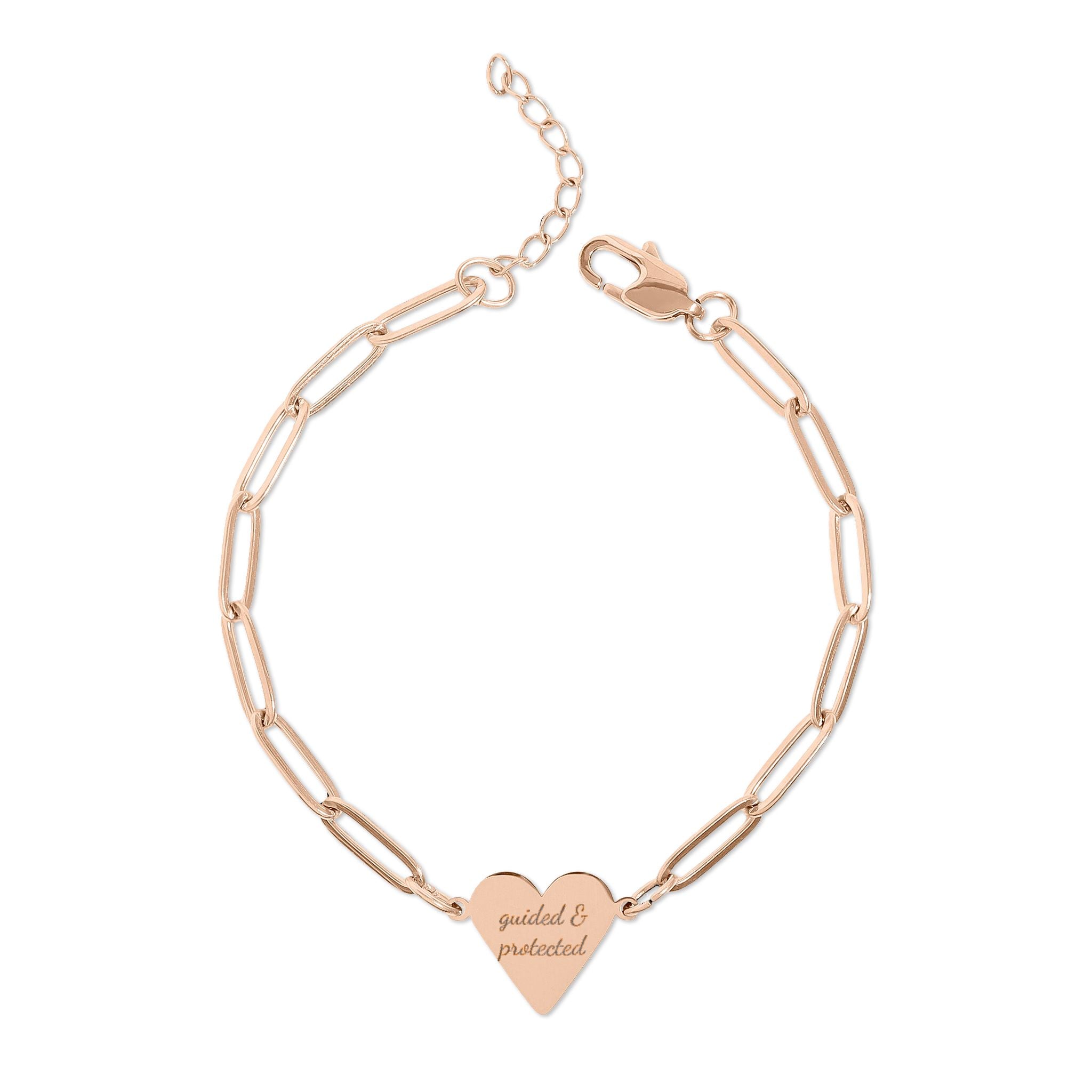 Protected Paperclip Bracelet