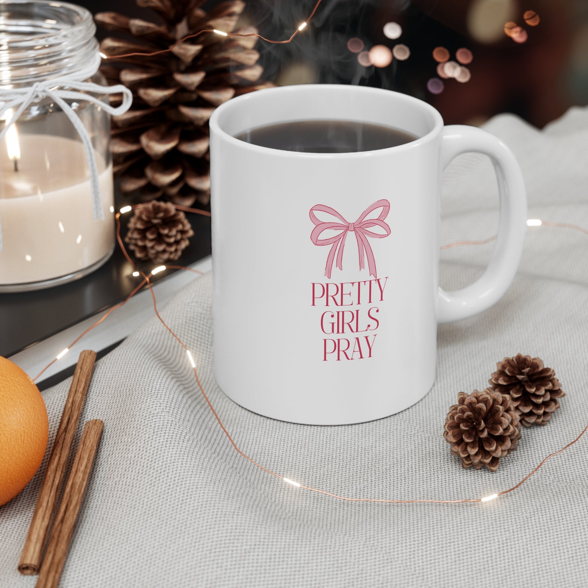 Pretty Girls Pray Mug