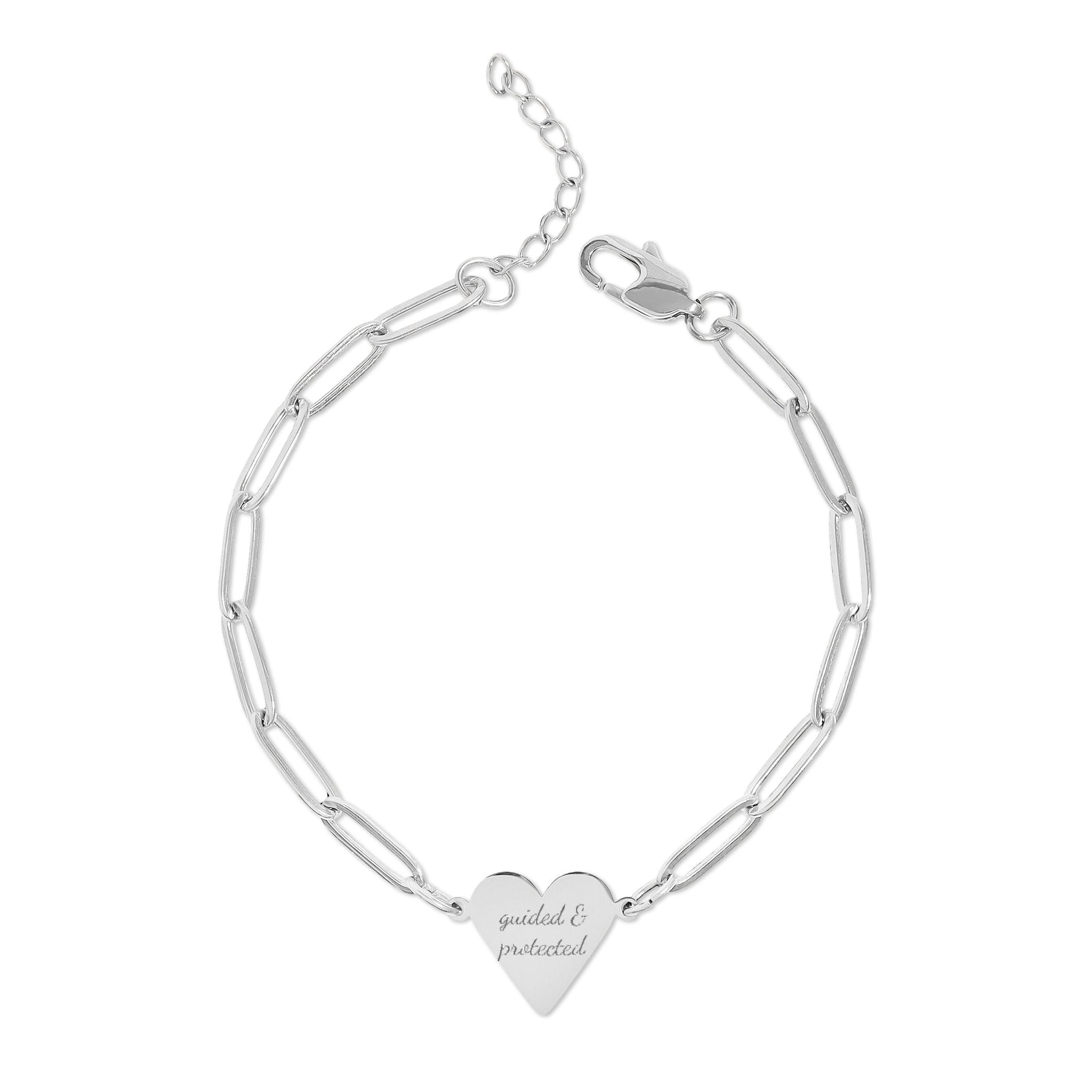 Protected Paperclip Bracelet
