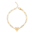 Protected Paperclip Bracelet