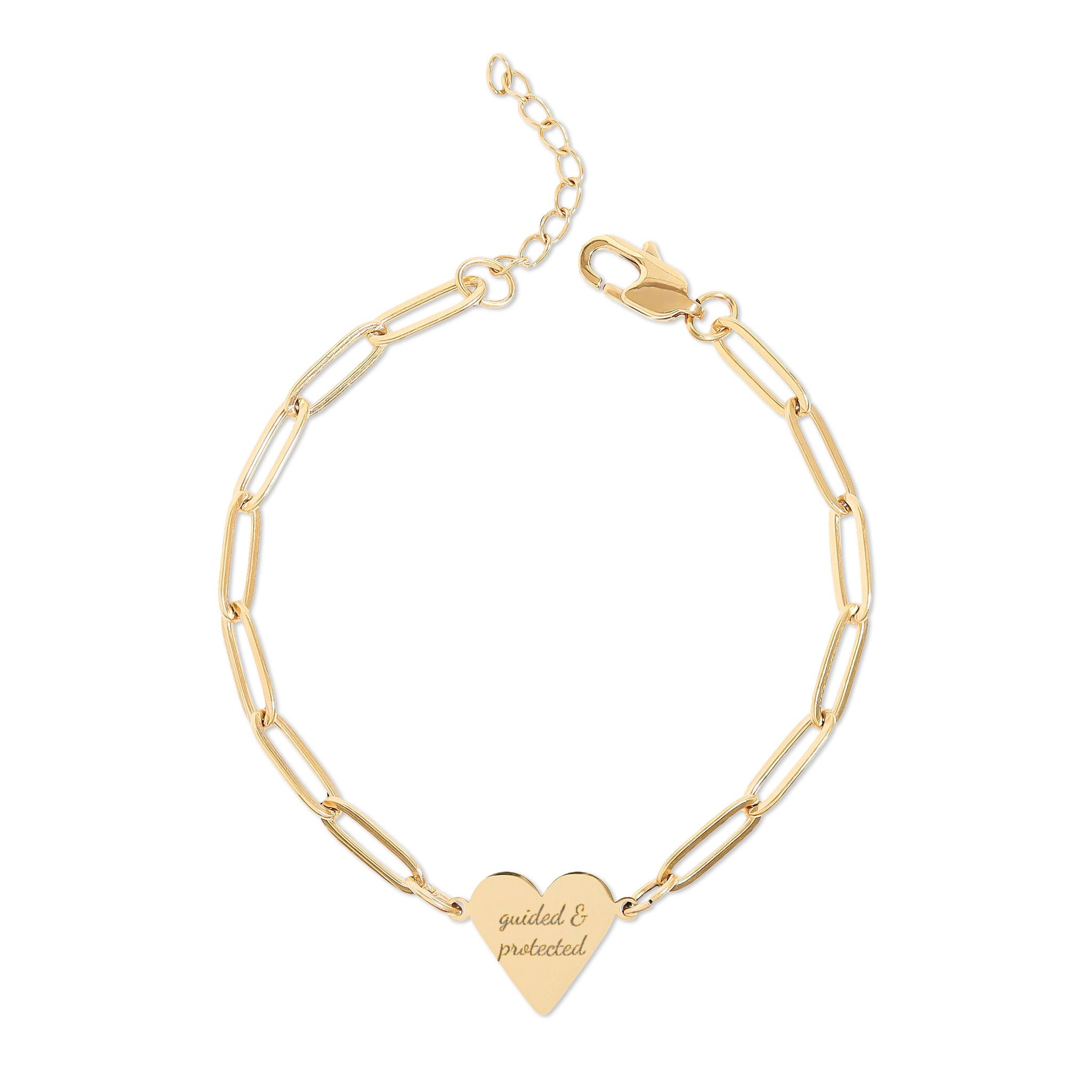 Protected Paperclip Bracelet