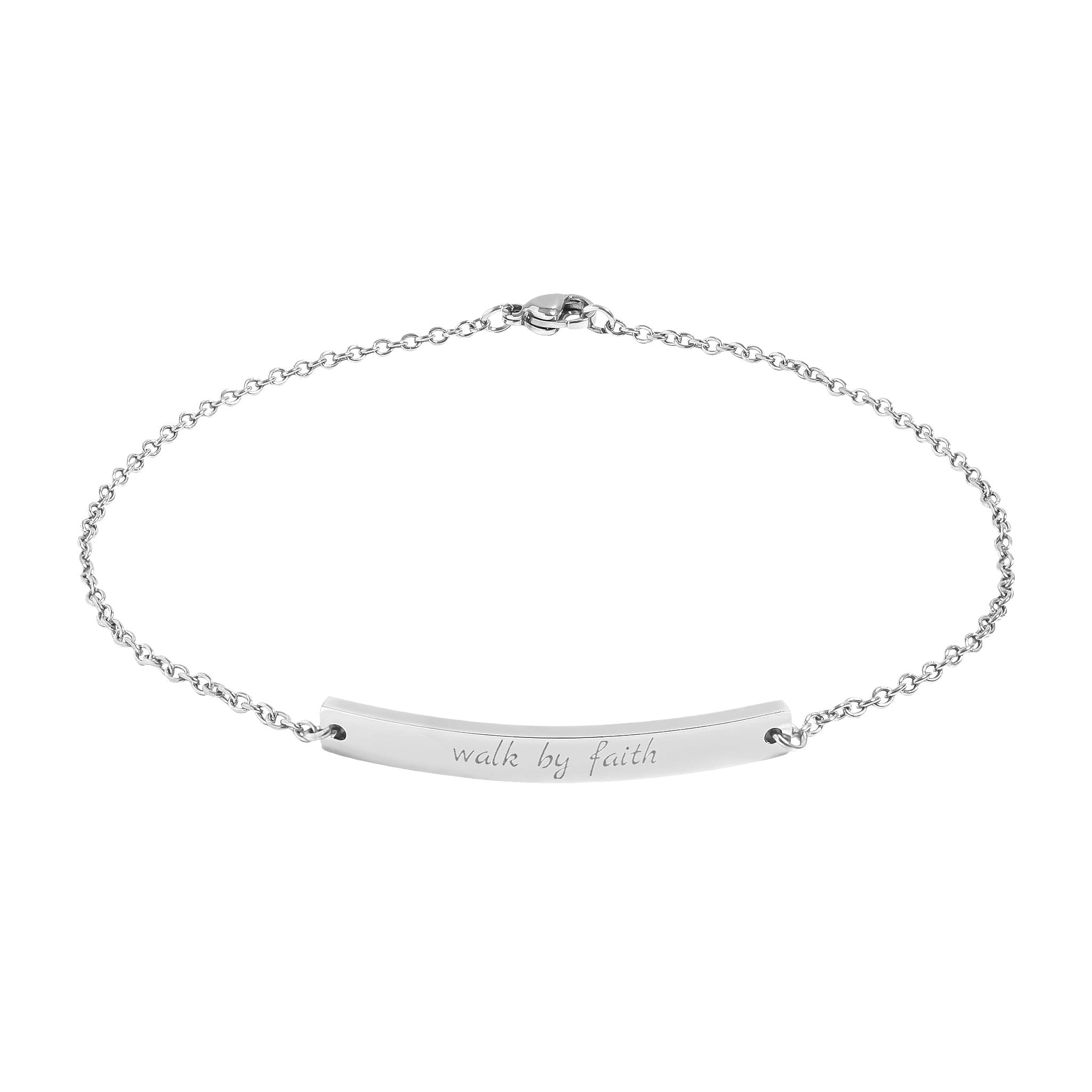 Walk by Faith Anklet
