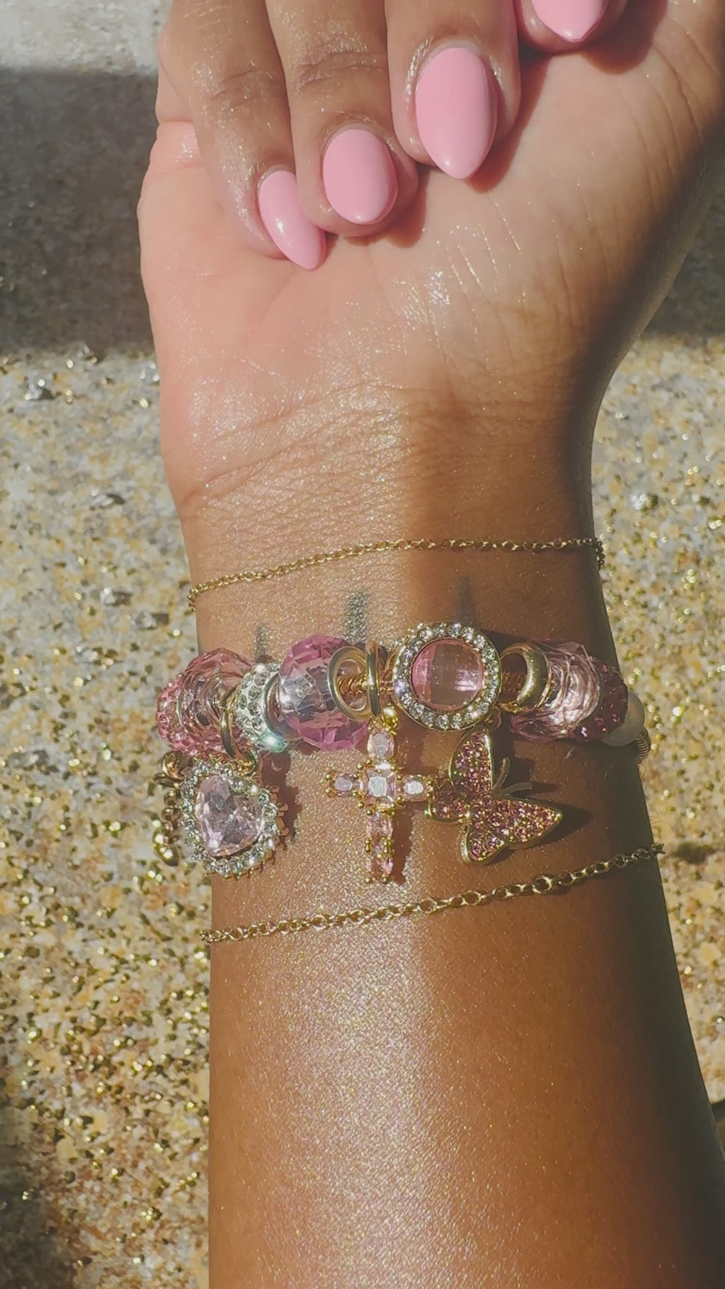 Trinity of Divinity Charm Bracelet